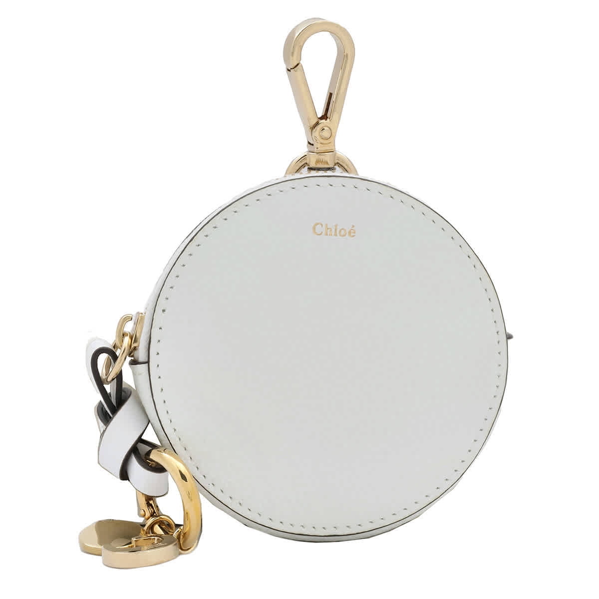 Chloe Crystal White Alphabet Coin Purse