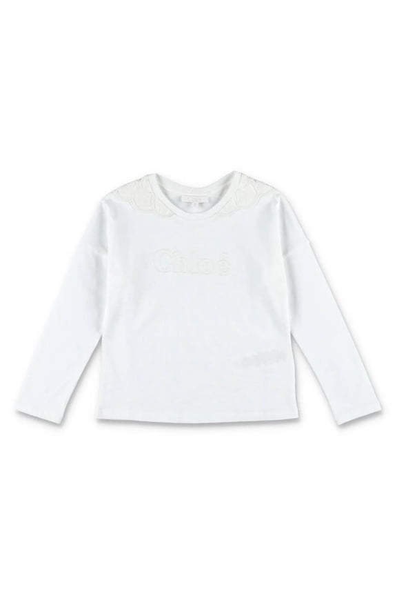 e Girls Embroidered Long-Sleeve T-Shirt, Size 10Y