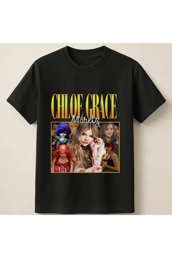 Chloe Grace Moretz Character Mashup In Artistic Photo Grid Unisex T Shirt