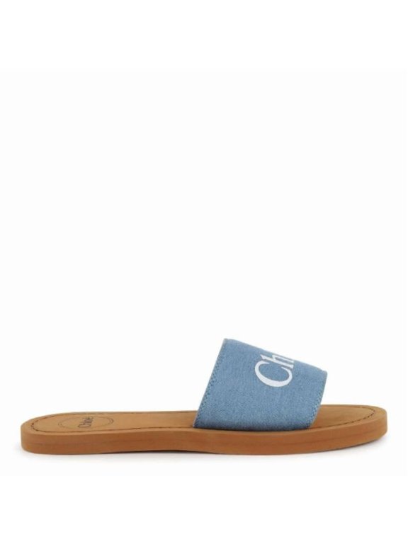 e Kids Logo-Print Round-Toe Slides, Brand Size 34 (3 Kids)