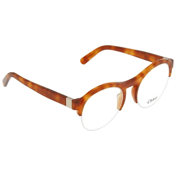 CHLOE Eyeglasses CE2711 725 Blonde Havana Round Women 53x21x140