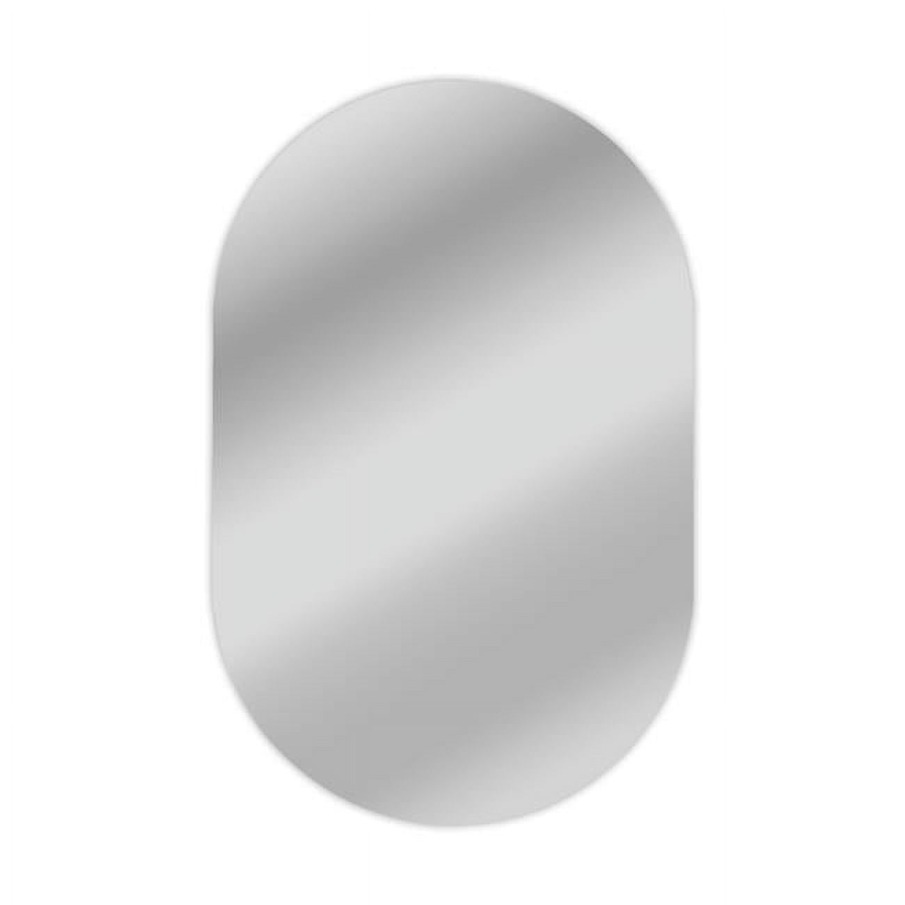 Chloe Lighting CH7M013SV33VOV 33 in. Reflection Vertical & Horizontal Hanging Round Shaped