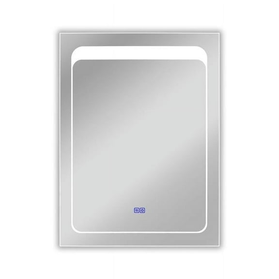 Chloe Lighting CH9M008BL32-VRT 32 in. 3 Color Temperatures 3000K-6000K Luminosity Back Lit Rectangular Touchscreen LED Mirror