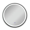 thumbnail image 1 of Chloe Lighting CH9M074EB24-RND 24 in. 3 Color Temperatures 3000K-6000K Luminosity Embedded Round Touchscreen LED Mirror, 1 of 3