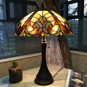 Chloe Lighting Chloe Tiffany Style Victorian 2-light Antique Bronze Table Lamp