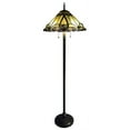 thumbnail image 1 of Chloe Lighting Majestic Grandeur Stained Glass 2 Light Victorian Floor Lamp, 1 of 2