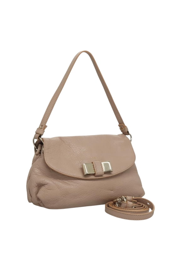 Pre-Owned Chloe Lily Leather Pink Leather Handbag