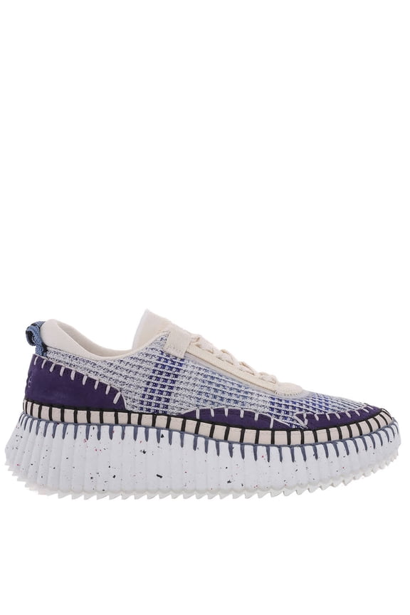 e Nama Mix Material Low-Top Sneakers, Brand Size 35 ( US Size 5 )
