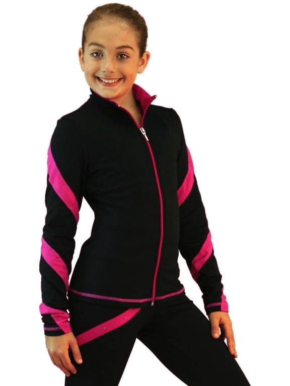 Chloe Noel J636F Fleece Figure Skating Jacket