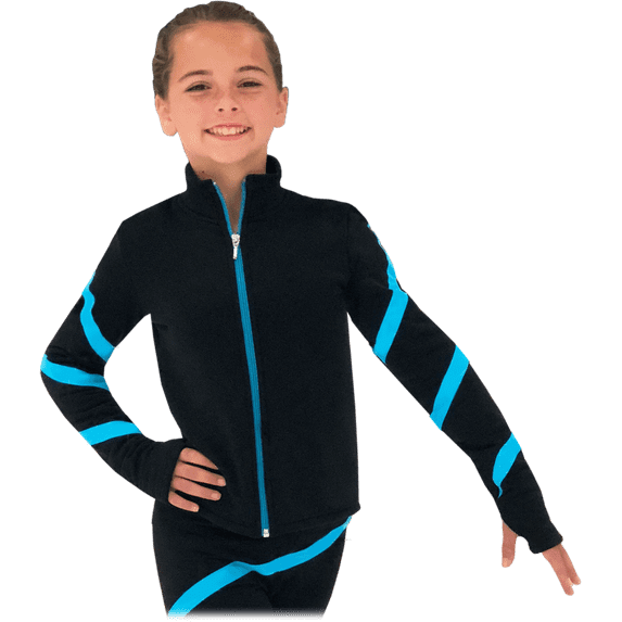 Chloe Noel JS106P Elite Polartec Spiral Fleece Figure Skating Jacket