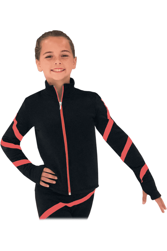 Chloe Noel JS106P Elite Polartec Spiral Fleece Figure Skating Jacket