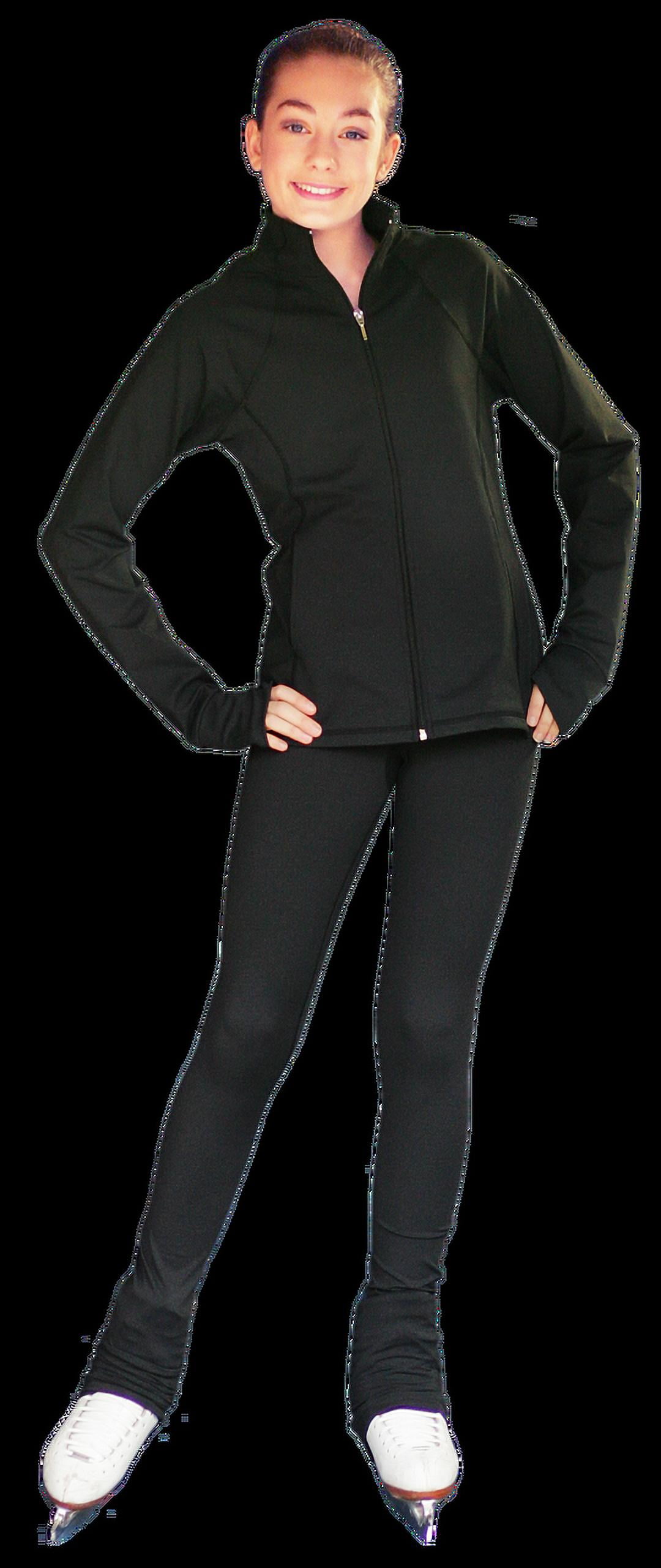 Chloe Noel JS792 Color Contrast Elite Figure Skating Jacket w/ Pockets