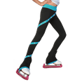 thumbnail image 1 of Chloe Noel P636F Spiral Light Weight Fleece Figure Skating Pants with matching Swarovski crystals, 1 of 1