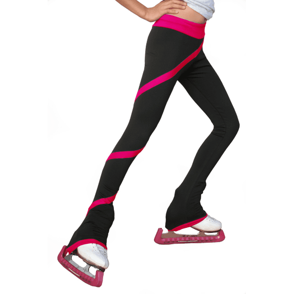 Chloe Noel P636F Spiral Light Weight Fleece Figure Skating Pants