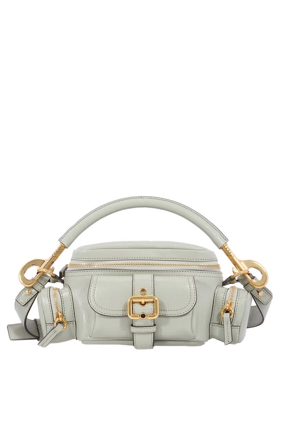 Marcie Small Leather Shoulder Bag, Green