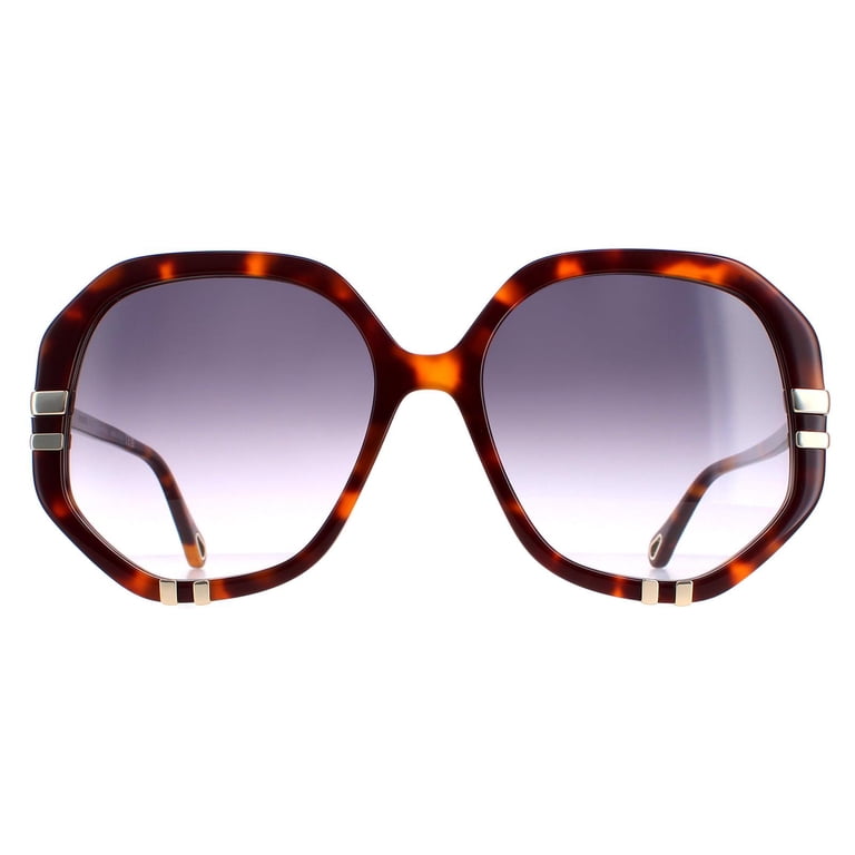 Chloe CH 0104S Plastic Womens Flat-top Sunglasses Havana  display picture 3