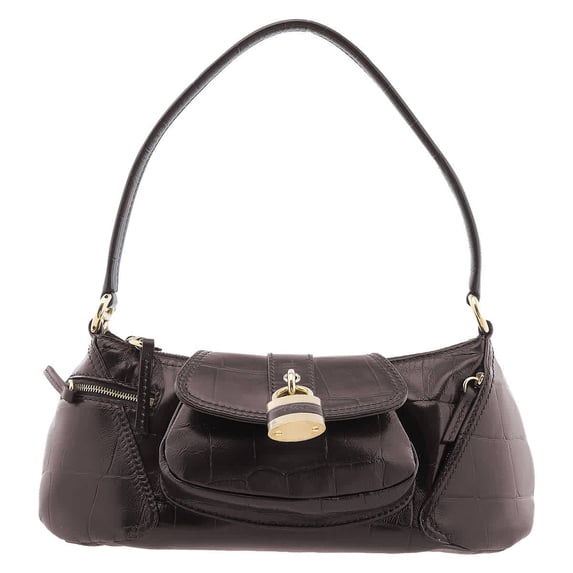 Chloe The 99 Shoulder Bag In Croco-Effect Leather