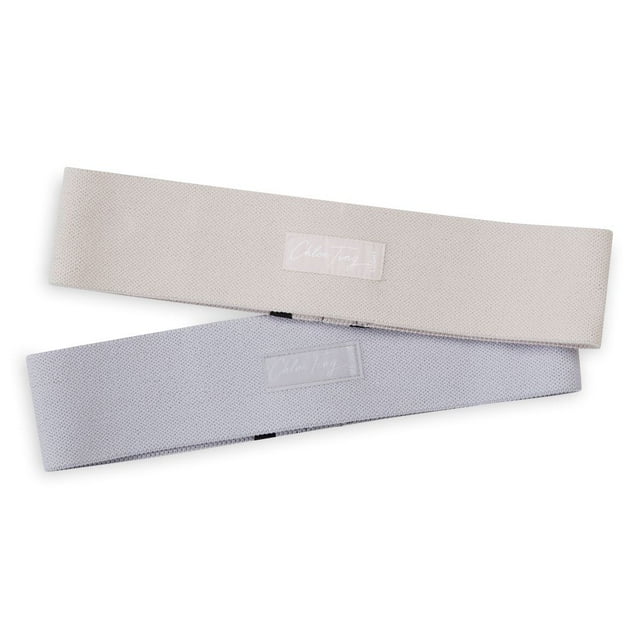 Chloe Ting Exercise Hip Bands, 2Pack, Light and Medium Resistance