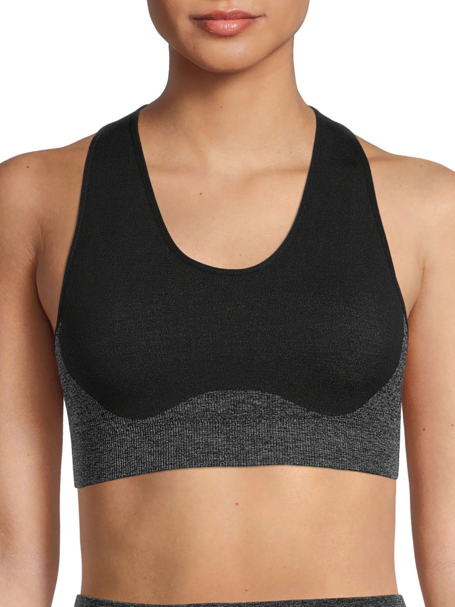 Chloe Ting Women's Seamless Sports Bra with Wide Bottom Band