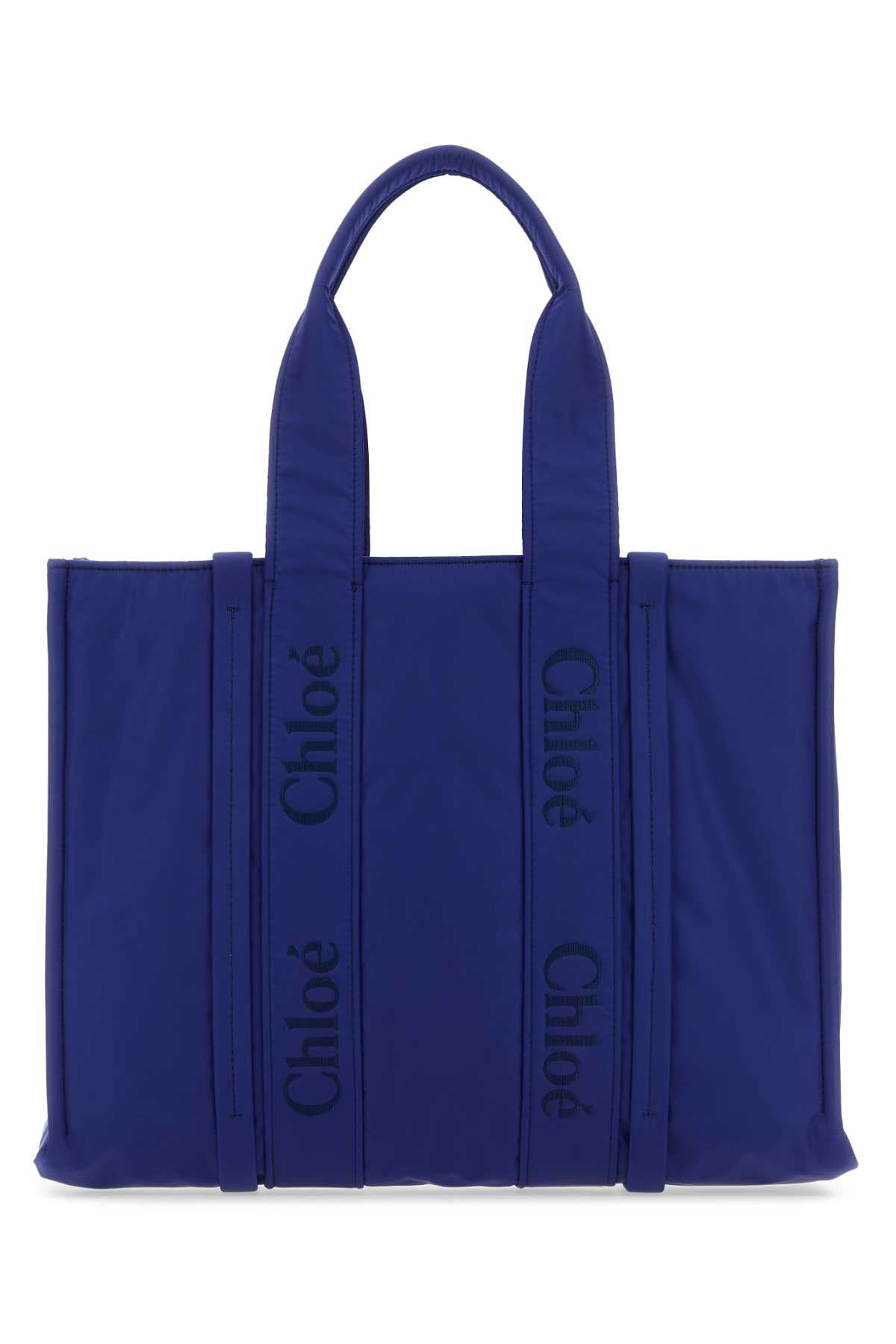 トートバッグ CHLOE BLUE FABRIC LARGE WOODY SHOPPING BAG Buy Chloe Large Blue Fabric Shopping Bag Online Maldives | Ubuy