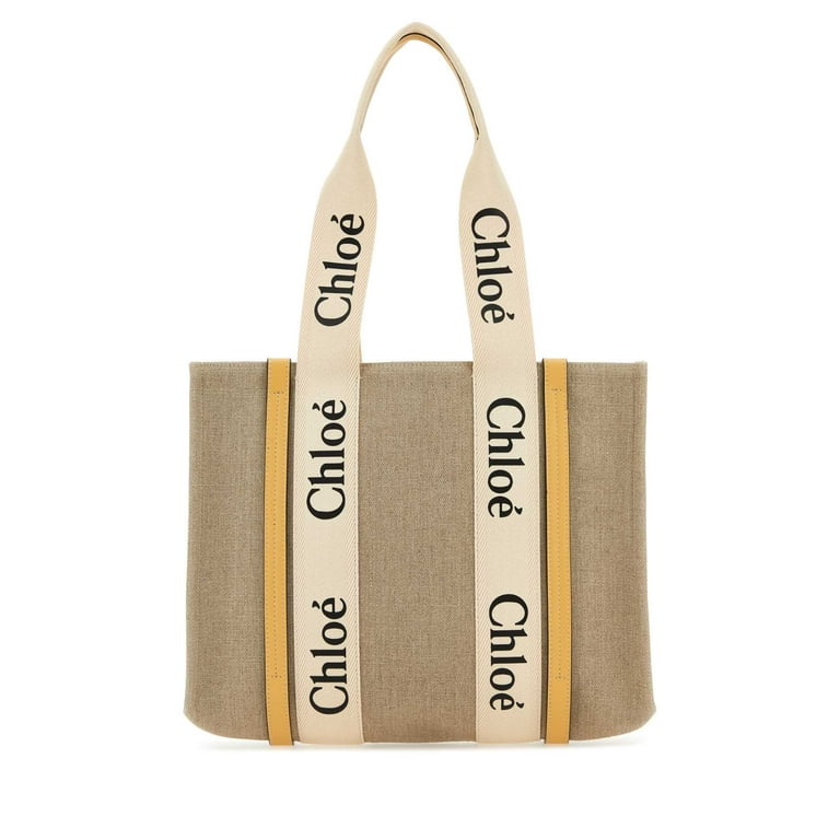 Chloe Woman Multicolor Canvas Medium Woody Shopping Bag Walmart