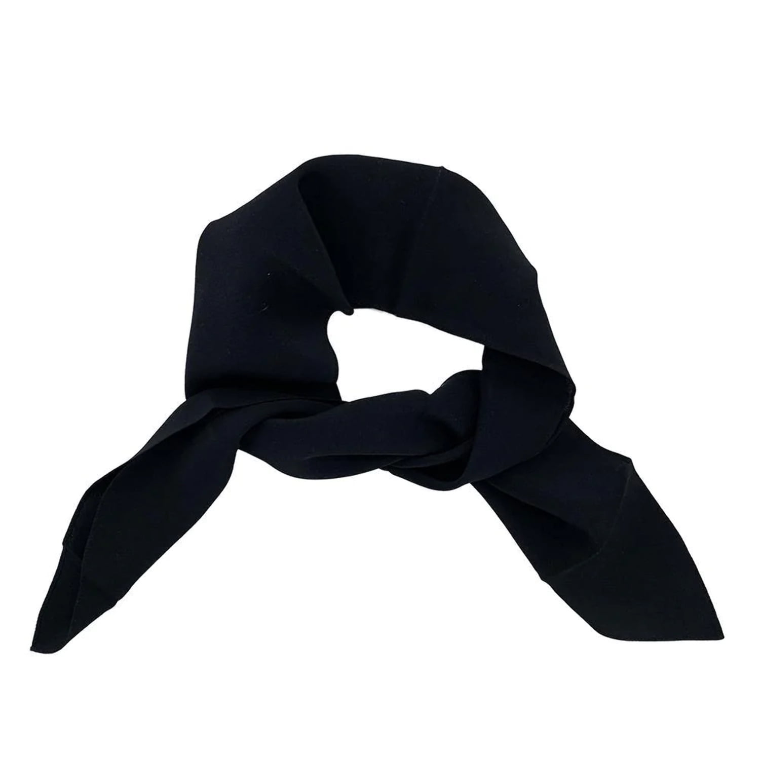 Buy Chloe Black Silk Neck Scarf for Women at Ubuy UK