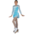 thumbnail image 1 of ChloeNoel DLV603 Sparkle Iceberg - Long Sleeve Velvet Dress with Mesh, 1 of 1