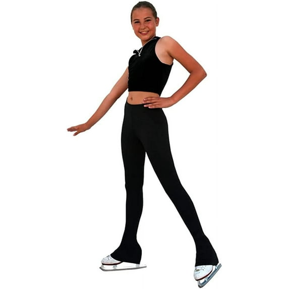 ChloeNoel Figure Skating Polar Fleece Pants by Polartec P83 Black 12-14