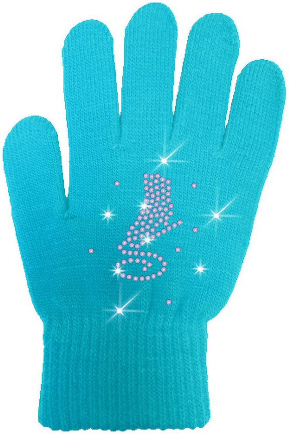 Ice Skating Gloves - GV22-TQ/Skate Crystals