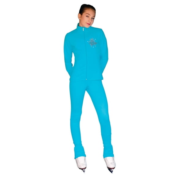 ChloeNoel JT811 Mini Fuchsia Ribbon Crystals Combination and ChloeNoel PS711 Pants