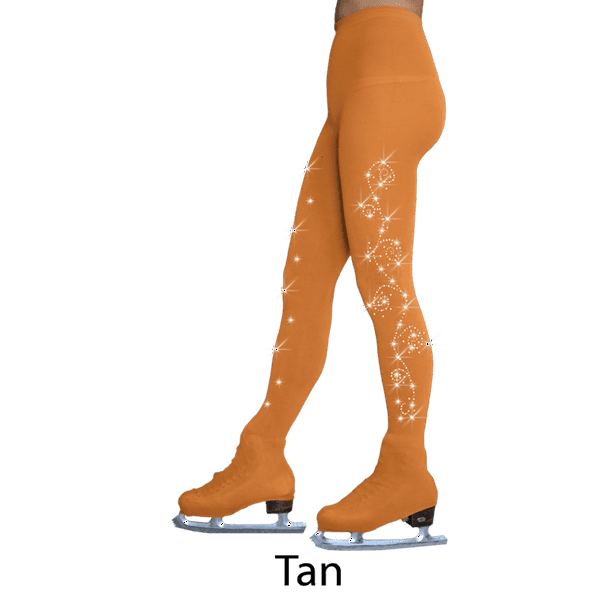 ChloeNoel Over The Boot Ice Skating Tights 8832 2Swirls