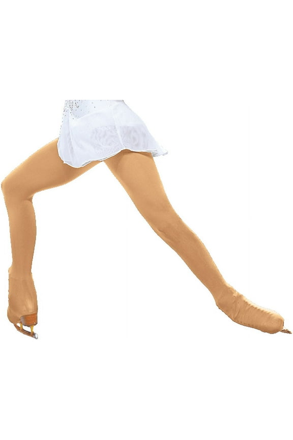 Over the Boot Ice Skating Tights 8832 - Tan