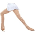thumbnail image 1 of ChloeNoel Over the Boot Ice Skating Tights 8832 w/ Crys. on 2 thighs, 1 of 9
