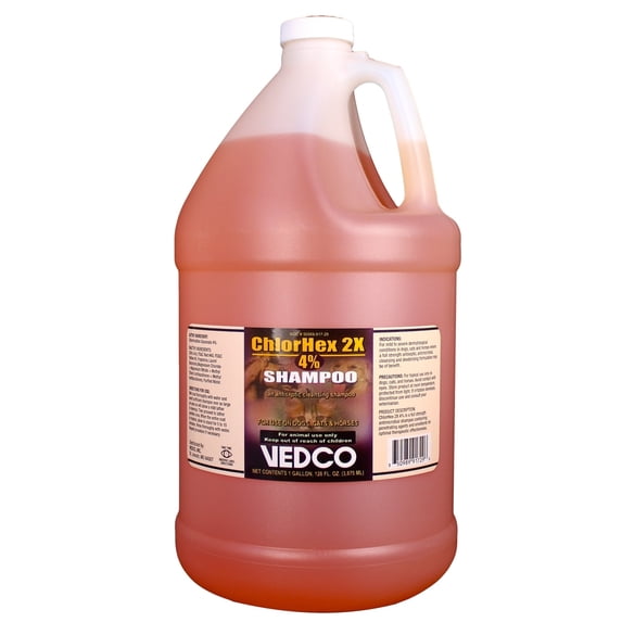 ChlorHex 2X Shampoo Chlorhexidine Gluconate 4% (1 Gallon)