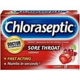 thumbnail image 1 of Chloraseptic Sore Throat Lozenges, Cherry Flavor, 18 Count, 1 of 7