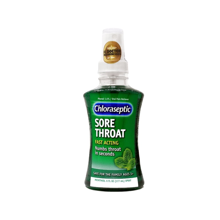 sore throat glp 1 Chloraseptic Sore Throat Spray, Menthol 6 oz