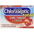 thumbnail image 1 of Chloraseptic Sore Throat Total Sugar-Free Cough Lozenges, Wild Cherry, 15 Count, 1 of 5