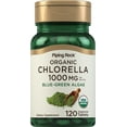 thumbnail image 1 of Chlorella Tablets 1000 mg | 120 Vegetarian Pills for Men and Women | by Piping Rock, 1 of 6