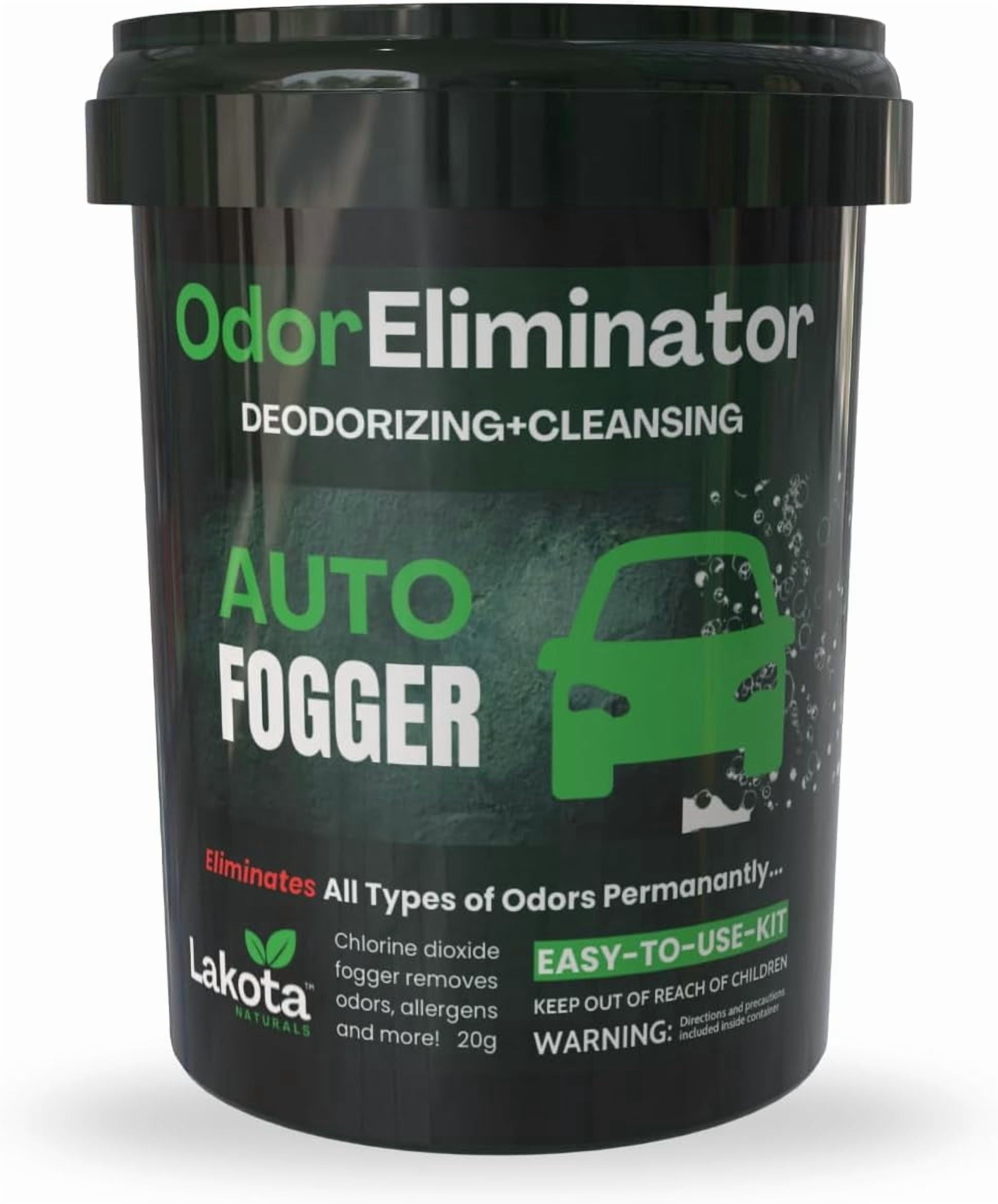 Chlorine Dioxide Fogger Deodorizing Kit Car Bomb Odor Eliminator Smoke Smell Remover For Car Scent Air Freshener & Deodorizer. Easy to Use Kit Eliminates All Kinds of Odors!