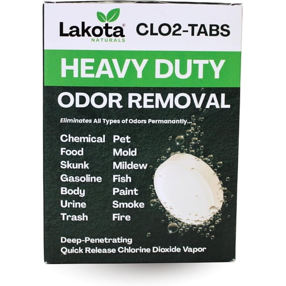 Chlorine Dioxide Heavy-Duty Fogger Deodorizing Kit Professional Strength Odor Remover For Car Home RV Room Garage. Scent Bomb Air Freshener & Deodorizer. Easy to Use Kit Eliminates All Odors!