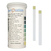 Bartovation Chlorine Dioxide Single Factor Plastic Test Strip, 0-500ppm Range [50 Strips]
