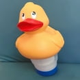 thumbnail image 1 of Chlorine Floater, Floating Pool Chlorine Dispenser (Yellow Duck), Fits 1 and 3 Inch Tablets for Large and Small Pools, Hot Tub, Spa, 1 of 4