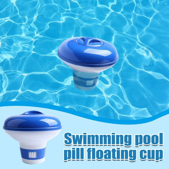 Chlorine Floater,Hot Tub/Spa/Pool Chlorine Floater Chlorinator/Bromine Floater,Chemical Floating Dispenser for Pools,Premium Automatic Chlorine Tablets(2pcs 5in)from ANMUYUM