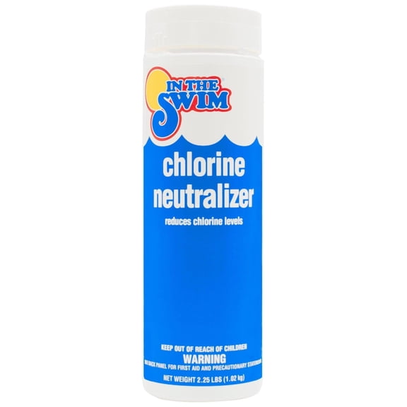 Chlorine Neutralizer for Swimming Pools - Quickly Reduces Chlorine Levels - 90% Sodium Thiosulfate - 2.25 Pounds