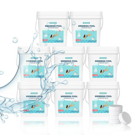 Chlorine Tablets for Pools, Spas, and Hot Tubs - 40 lb, 3" Size for Optimal Sanitization -1 Pack
