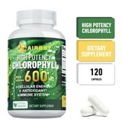 Chlorophyll - Anti-aging, Joint Bone Skin Hair Health, Energy Boost - 120 Capsules