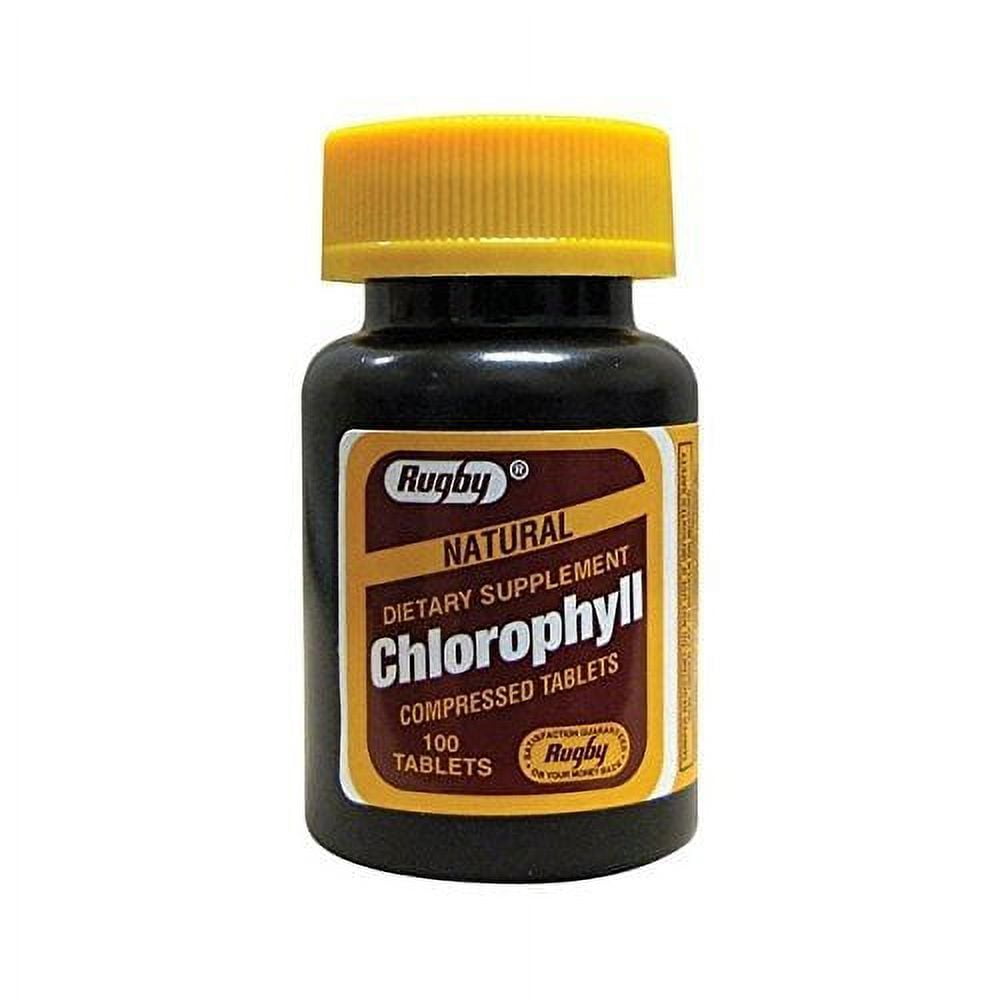 Chlorophyll Compressed Tablets For Dietary Supplement, 100 Count