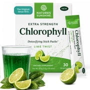 Natures Sunshine Chlorophyll Stick Packs Supercharge Your Detox and Boost Gut Health in Convenient, Delicious Stick Packs Lime Twist