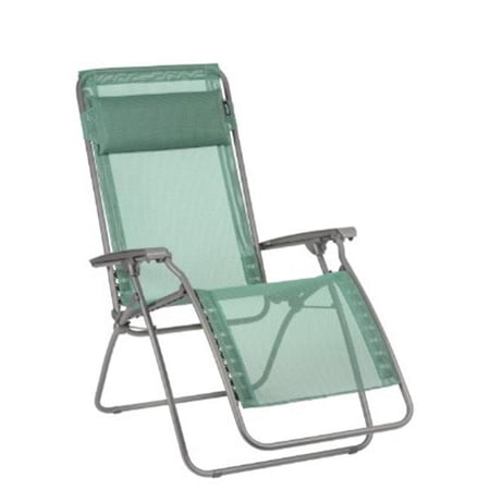 Chlorophylle Powder Coated Multi-Position Folding Recliner, 26.8 x 64.2 x 44.9 in.