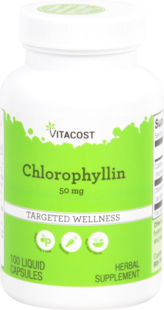 Chlorophyllin 50 Mg 100 Liquid Capsules
